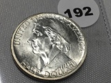 1935-D Daniel Boone Comm. Half Dollar, Unc
