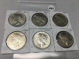 6x$ Peace Dollars