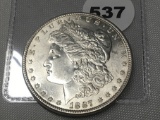 1887 Morgan Dollar