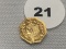 1852 1/2 Cal. Gold