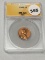 1955 Lincoln Cent ANACS MS66 Red