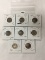 Lot of 8 2000's Proof Jefferson Nickles