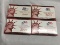 Lot of 4 1999, 2003, 2004, 2005 Silver Proof Sets