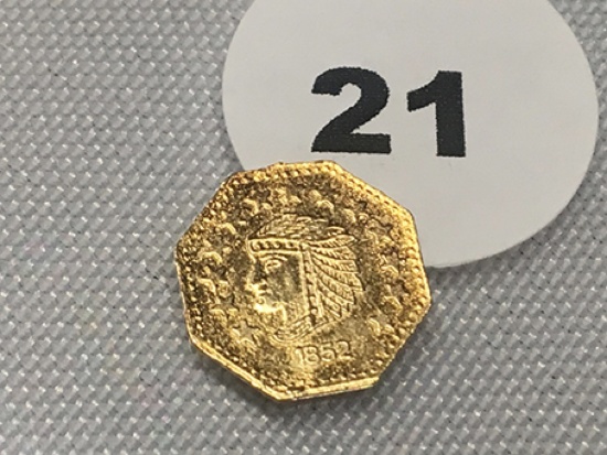 1852 1/2 Cal. Gold