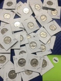 Lot of 40 1960's Silver Washington Quarters