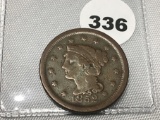 1852 Large Cent