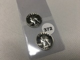 1963 & 1962-S Proof Quarters