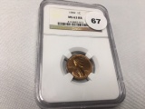 1969 Lincoln Cent NGC MS 63 RB