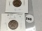 (2) Lincoln Cent Mint Mark Errors