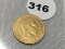 1855-A Napoleon III 10 Francs Gold