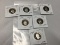 Lot of 6 1980's Proof Washington Quarters