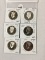Lot of 6 2000's Proof Kennedy Half Dollars
