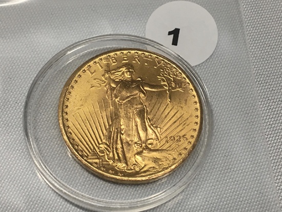 1926 Saint Gardens $20 Gold Double Eagle