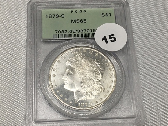 1879-S Morgan Dollar PCGS MS65