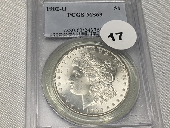 1902-0 Morgan Dollar PCGS MS63