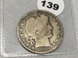 1898 Barber Half Dollars