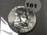 1958 Franklin Half Unc.