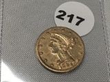 1894-S $5 Gold
