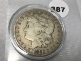 1883-CC Morgan Dollar
