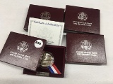 Lot of 4 1992 Olympic Proof Coins