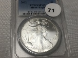 2002 Silver Eagle PCGS MS69