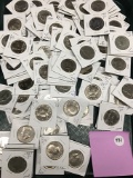 Lot of 100 1980's Kennedy Half Dollars (Several Unc.)