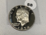 1974-S Proof Ike Dollar