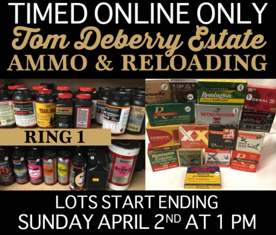 Ring 1: Deberry Estate Ammo & Reloading Supplies