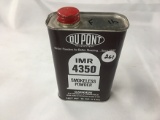 NO SHIPPING: (1 lb.) Du Pont IMR  4350 Smokeless Powder