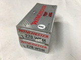NO SHIPPING: (40 rds.) Win. 270 WSM 150 gr.