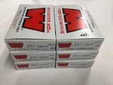 NO SHIPPING: (6 boxes) Win. 257 Roberts New Unprimed Cases