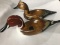 NO SHIPPING: (2) Unmarked Wood Duck Decoys