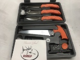 NO SHIPPING: RMEF, 4 Knife Set