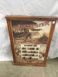 NO SHIPPING: Winchester Bullet Board Limited Edition Series #1 15x23in
