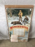 NO SHIPPING: Winchester Calendar Poster 14x26in