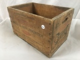 NO SHIPPING: Western Wooden Ammo Box