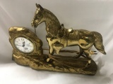 NO SHIPPING: New Haven Horse Clock