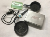 NO SHIPPING: Air Crew First Aid Tin, Moorman Ash Tray, Pepsi Watch, & Other Collectibles