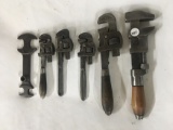 NO SHIPPING: Lot of (6) Collectible Wrenches