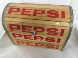 NO SHIPPING: Pepsi-Cola Wooden Trunk