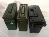 NO SHIPPING: (3) Small Ammo Box