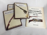 NO SHIPPING: KD Kirkland Colt, Remington & Browning Books & Matt Eastman's Guide to Browning Books