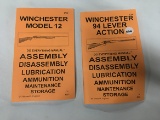 NO SHIPPING: Winchester Model 12, 94 Lever Action Assembly Books