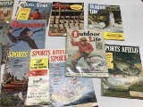 NO SHIPPING: Sports Afield, Guns, Fur - Fish - Game, Outdoor Life Magazines Various Conditions
