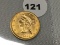 1908 $5 Gold
