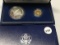 1987-S Constitution Silver Dollar and 1987-W Gold $5 Proof