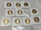 Lot of 10 Proof Presidential $1 Coins
