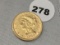 1884 $5 Liberty Gold