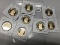 Lot of 8 2013-S Proof Presidential Dollars