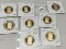 Lot of 8 2012-S Proof Presidential Dollars